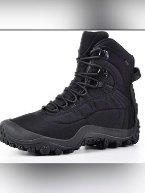 Men's Black Tactical Waterproof Hiking Boot